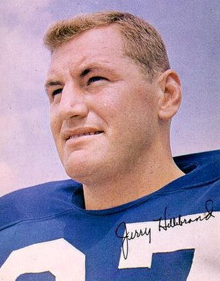 <span class="mw-page-title-main">Jerry Hillebrand</span> American football player (born 1940)