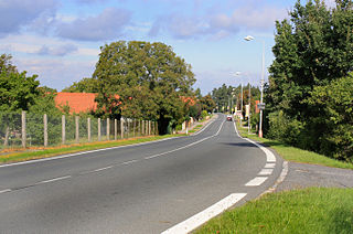 Silnice II/603 v Horních Jirčanech