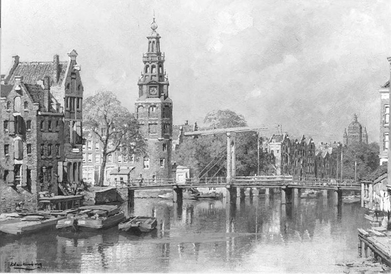 File:Johannes Klinkenberg - Gezicht op de Montelbaanstoren te Amsterdam - 0154 - Rijksmuseum Twenthe.jpg