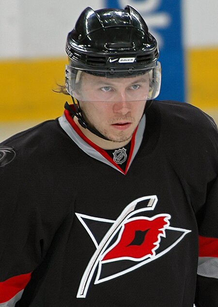 In 2009, the Hurricanes acquired Jussi Jokinen through a trade with the Tampa Bay Lightning. He has played with nine different NHL teams before leavin