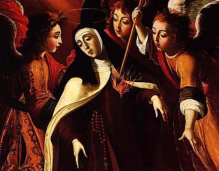 Ecstasy of Saint Teresa of Avila by Josefa de Óbidos (1672)