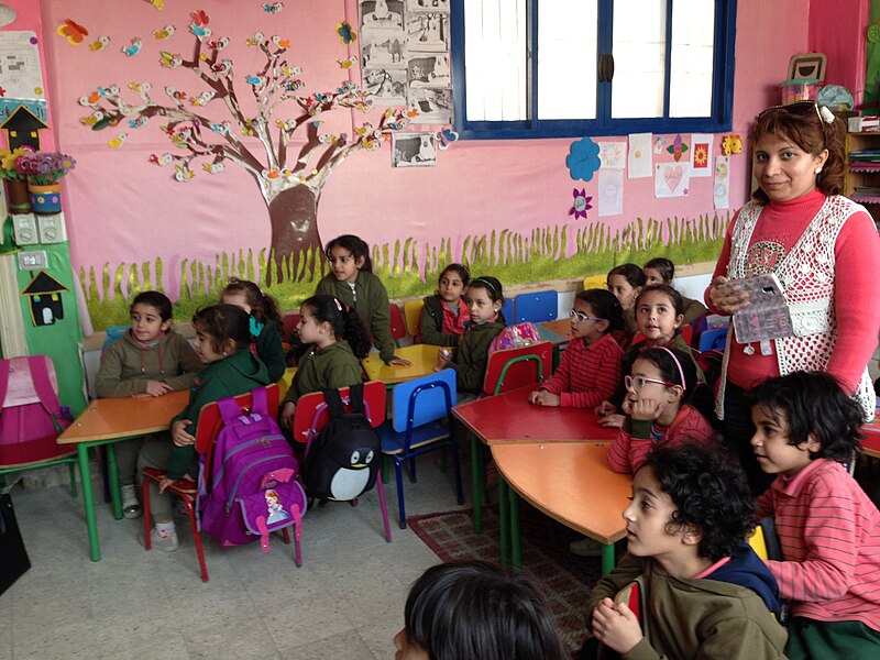 File:KG classroom-2019 in Cairo.jpg