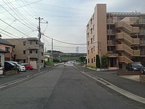 保土ケ谷二俣川線方面の整備状況（2014年5月撮影）