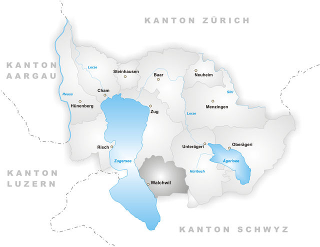 Walchwil - Localizazion