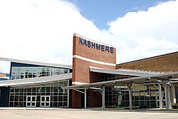 Kashmere High School, front entrance