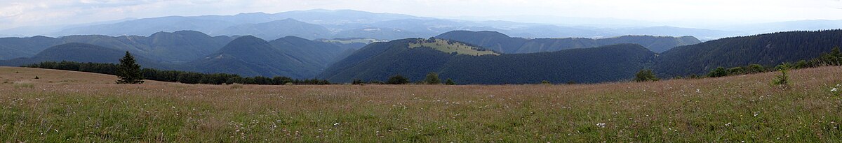 Panorama widokowa ze szczytu Kečka