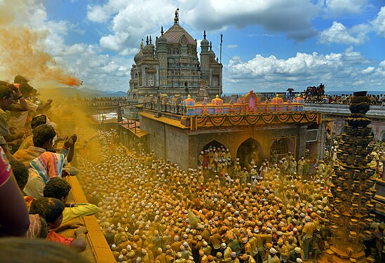 2017 The Khandoba Temple in Pune, India.