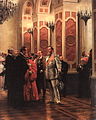 Crown Prince Friedrich at an 1878 ball