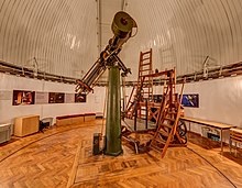 Interior of the heliometer dome Kuffner-Sternwarte - das Heliometer-1128-32.jpg