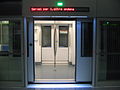 Les trains automatiques disposent d'équipements propres, comme les portes palières.