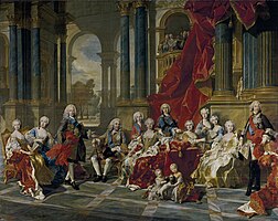 Michel Van Loo. The Family of Philip V (1743)