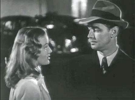 Lake and Alan Ladd in trailer for The Blue Dahlia (1946)