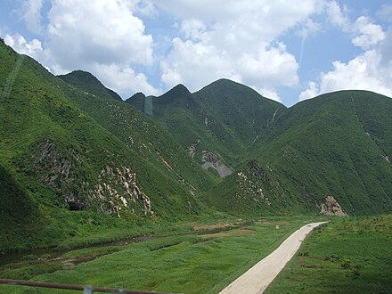 Mountainous landscapes near Kaesong