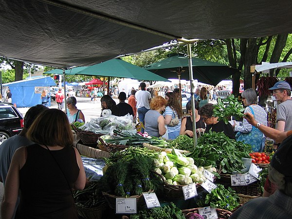 Image: Lane County Farmers Market, Eugene Oregon