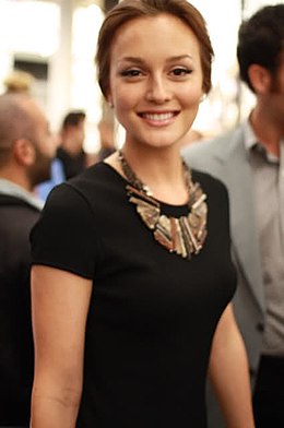 Leighton Meester Chanelin SoHon liikkeen avajaisissa vuonna 2010.