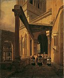 Leopold Ernst - Ansicht eines Säulenganges im Tempel der Diana zu Spalato - 2950 - Österreichische Galerie Belvedere.jpg