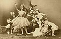 The Little Humpbacked Horse, 1901 revival, Lyubov Roslavleva as the Tsar Maiden (front, standing)