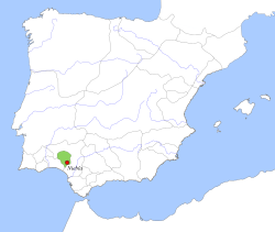 Reino Taifa de Niebla, c.  1037.