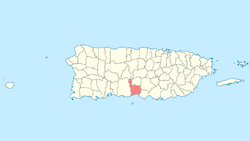 Localização de Juana Díaz em Porto Rico
