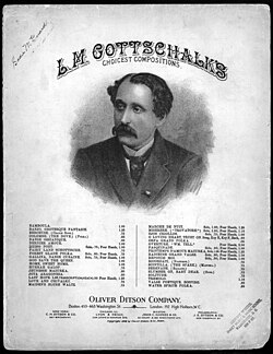 Louis Moreau Gottschalkwas a pianist who made significant contributions to music during the mid-19th century. Louis Moreau Gottschalk (1829-1869).jpg