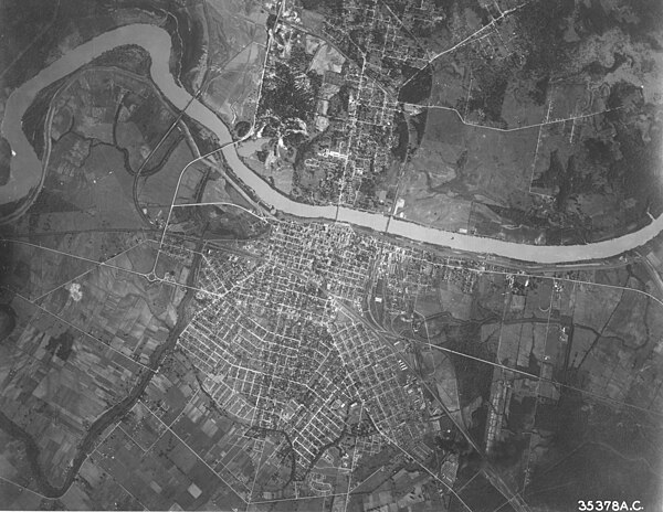 Aerial view, 1945