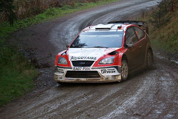 Luis Pérez Companc at the 2007 Wales Rally GB