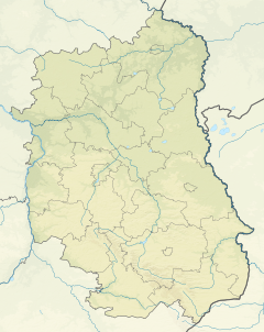 Mapa lokalizacyjna województwa lubelskiego