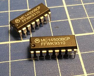 Motorola MC14500B 1-bit microprocessor for industrial controls