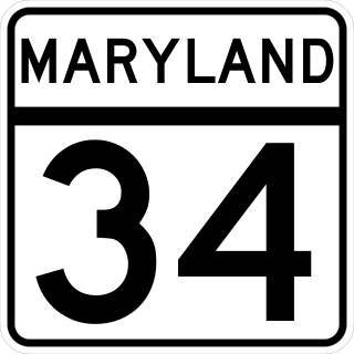 <span class="mw-page-title-main">Maryland Route 34</span> State highway in Washington County, Maryland, US