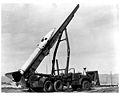 MGR-1A Honest John on M289 Honest John rocket launcher.