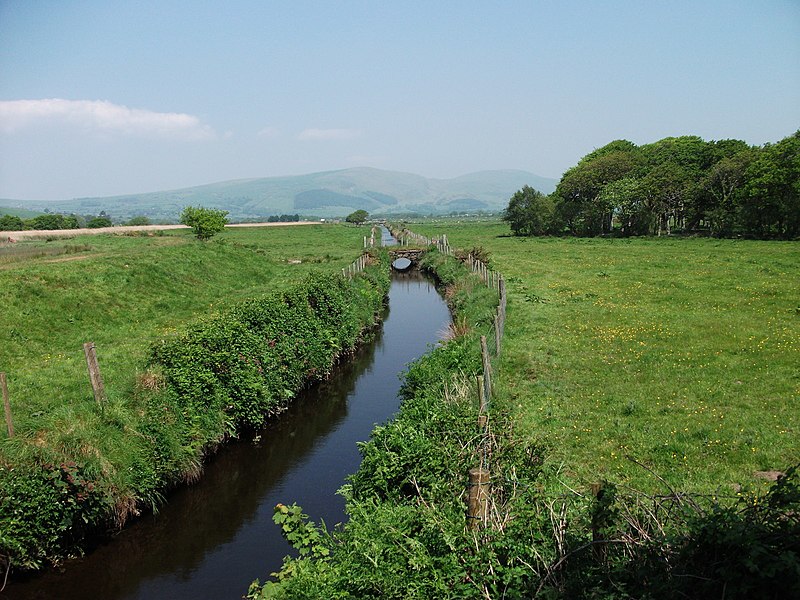 File:Main drainage ditch at Penowern - geograph.org.uk - 2967344.jpg