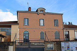 The town hall in Sainte-Cécile