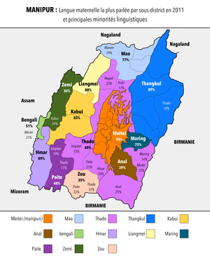 Manipur: Histoire, Géographie, Divisions administratives