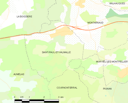 Saint-Paul-et-Valmalle - Localizazion