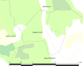 Mapa obce Lemmecourt