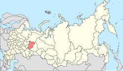 Krasnovišersk na mapě