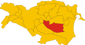 Map of comune of Ostellato (province of Ferrara, region Emilia-Romagna, Italy).svg