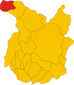 Localizarea Abetone în Provincia Pistoia