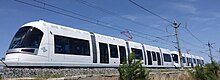 Tel Aviv Light Rail Red Line Rolling Stock out of the CRRC factory in China, June 2019