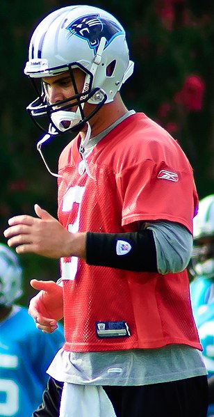 Moore with the Panthers in 2010
