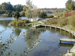 Le lac du Val Saint Jean.