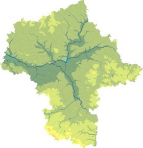 Voir la carte topographique de Mazovie (voïvodie)