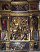 Retablo de la misa de San Gregorio, en la colegiata de San Antolín de Medina del Campo. No debe confundirse con otro retablo del mismo tema en la Capilla de San Gregorio de la Catedral de San Antolín de Palencia.