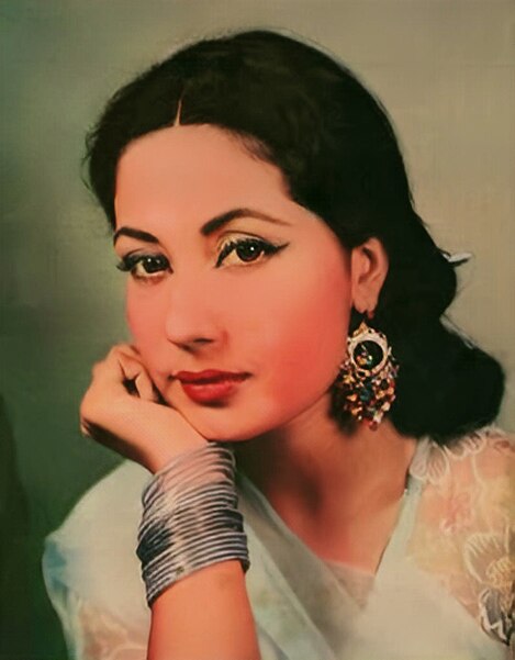 Kumari's performance in Pakeezah has been regarded by critics as one of her career-best works (AI upscaled image)