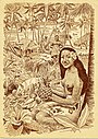 Trader Vic's menu Menu, Trader Vic, Oakland (cover) (12001586684).jpg