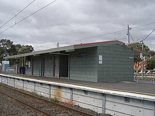 <span class="mw-page-title-main">Merlynston railway station</span> Railway station in Melbourne, Australia