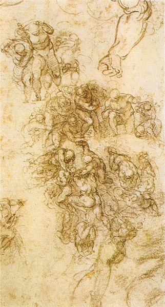 File:Michelangelo, studio per il giudizio universale, british museum.jpg