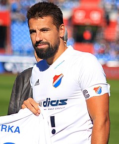 Milan Baroš v dresu Baníku Ostrava (2018)