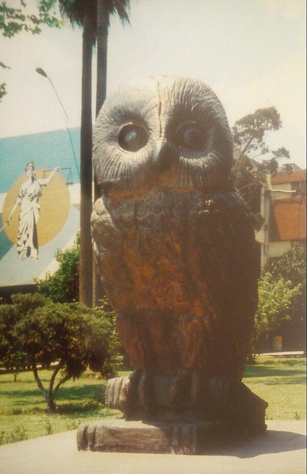 Sculpture inaugurated by governor Sócrates Rizzo García of Nuevo León from 1991 to 1996