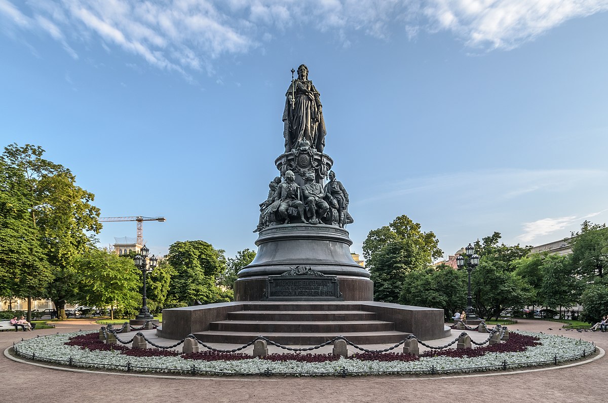 Фото екатерины 2 в санкт петербурге